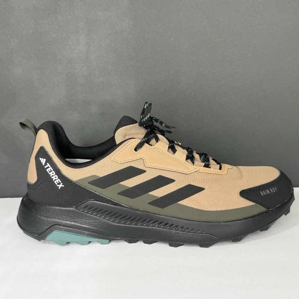 NWOT Adidas Terrex Anylander RAIN.RDY Hiking Shoes JQ9961 Men's 11 Brown/Black